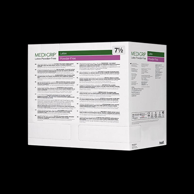 Medi-Grip® Latex Powder Free, Латексні хірургічні рукавички ст.-без пудри р.7.0